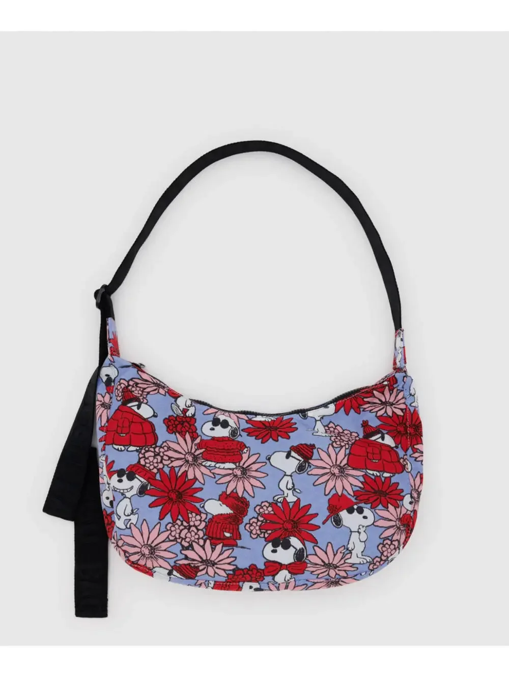 Baggu x Peanuts Snoopy Floral Medium Crescent Bag NWT - Picture 6 of 6